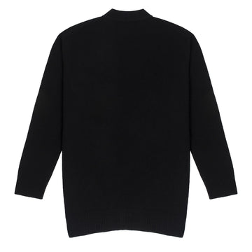 Sunspel Womens Lambswool Cardigan Black Sunspel