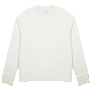 Sunspel Womens Loopback Sweatshirt Archive White Sunspel