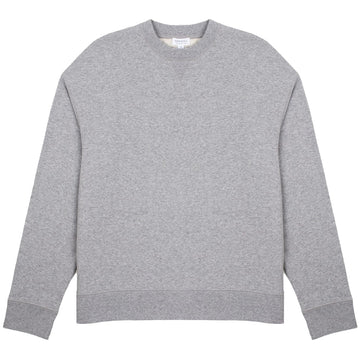 Sunspel Womens Loopback Sweatshirt Grey Melange Sunspel