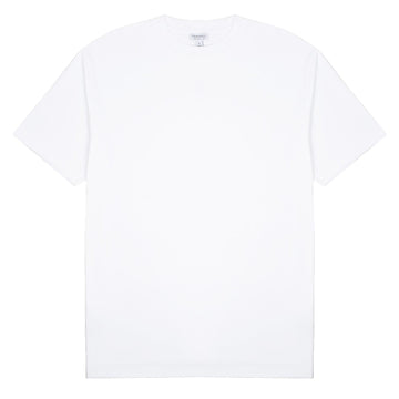 Sunspel Womens Oversized T-Shirt White Sunspel