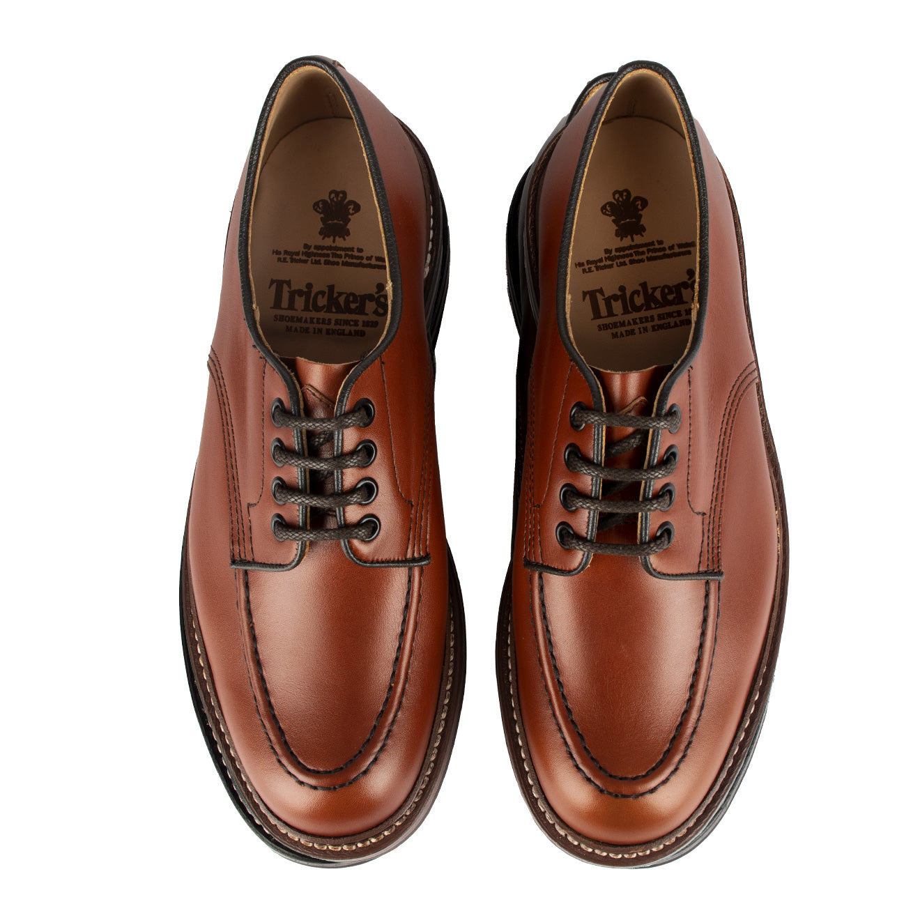 Trickers Heath Golf Derby Shoe Marron Trickers