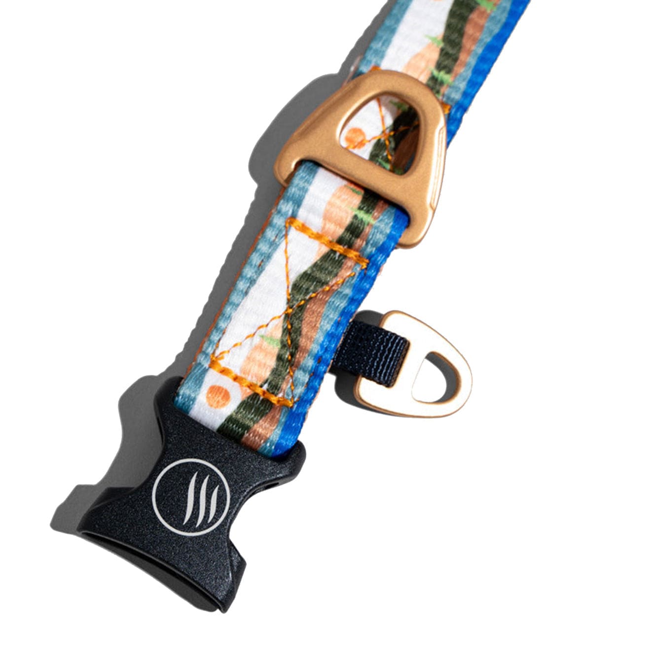 United by Blue Woven Dog Collar Marigold / Fresh Air United by Blue