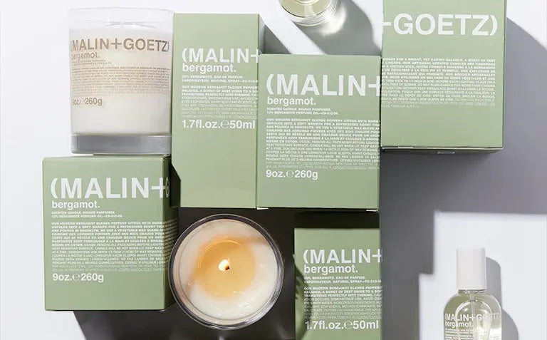 Malin + Goetz Body care and home fragrance products