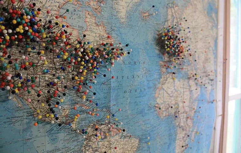 World Map Travel Locations