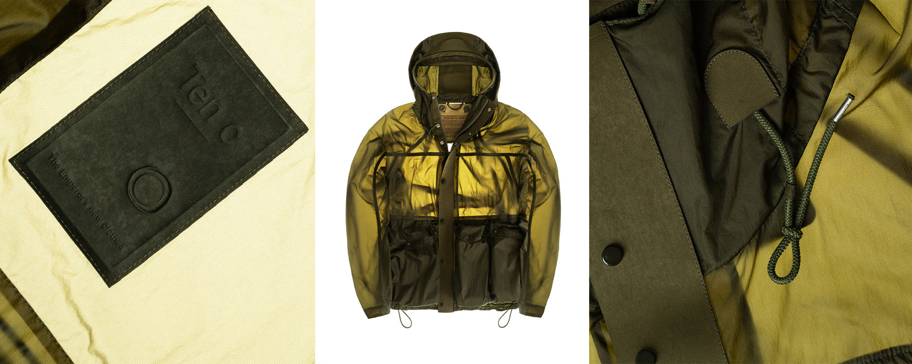 Luxury Technical Outerwear - Ten C Skye Ten Anorak