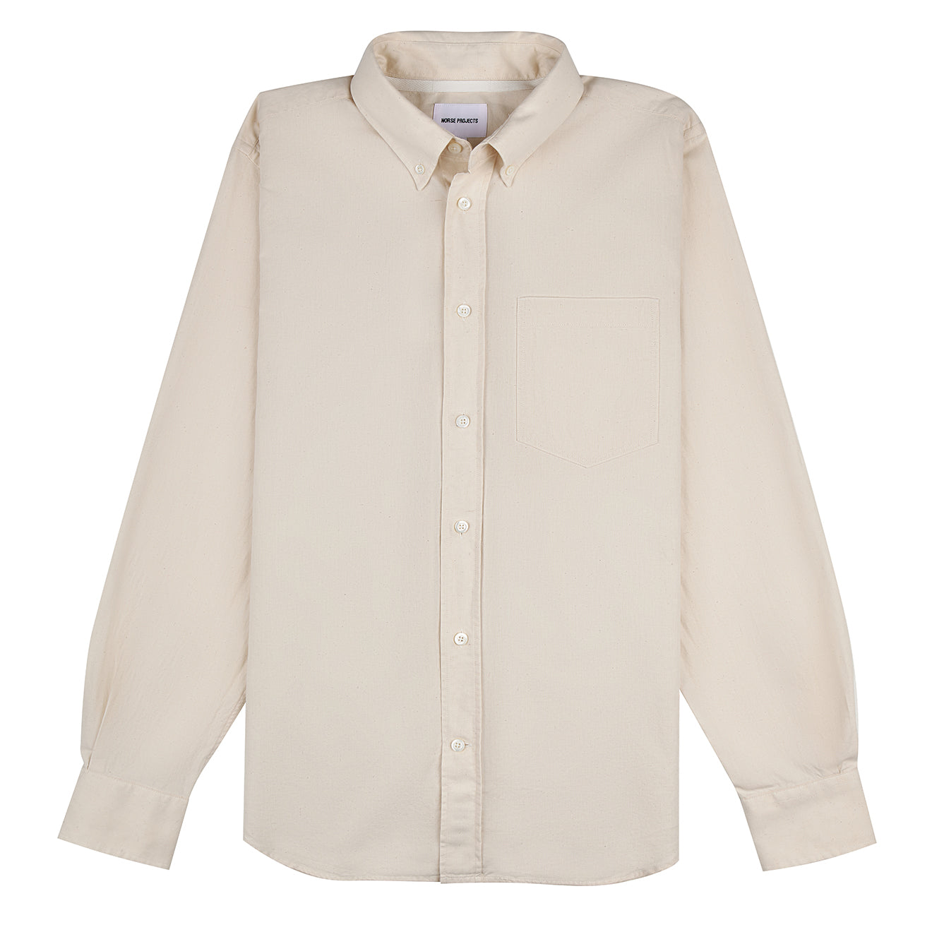 Norse Projects Algot Chambray LS Shirt Ecru Norse Projects