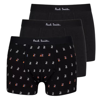 Paul Smith Trunk 3 Pack Rabbit Black - Parasol Store