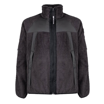 ST95 Zip Fleece Washed Black - Parasol Store