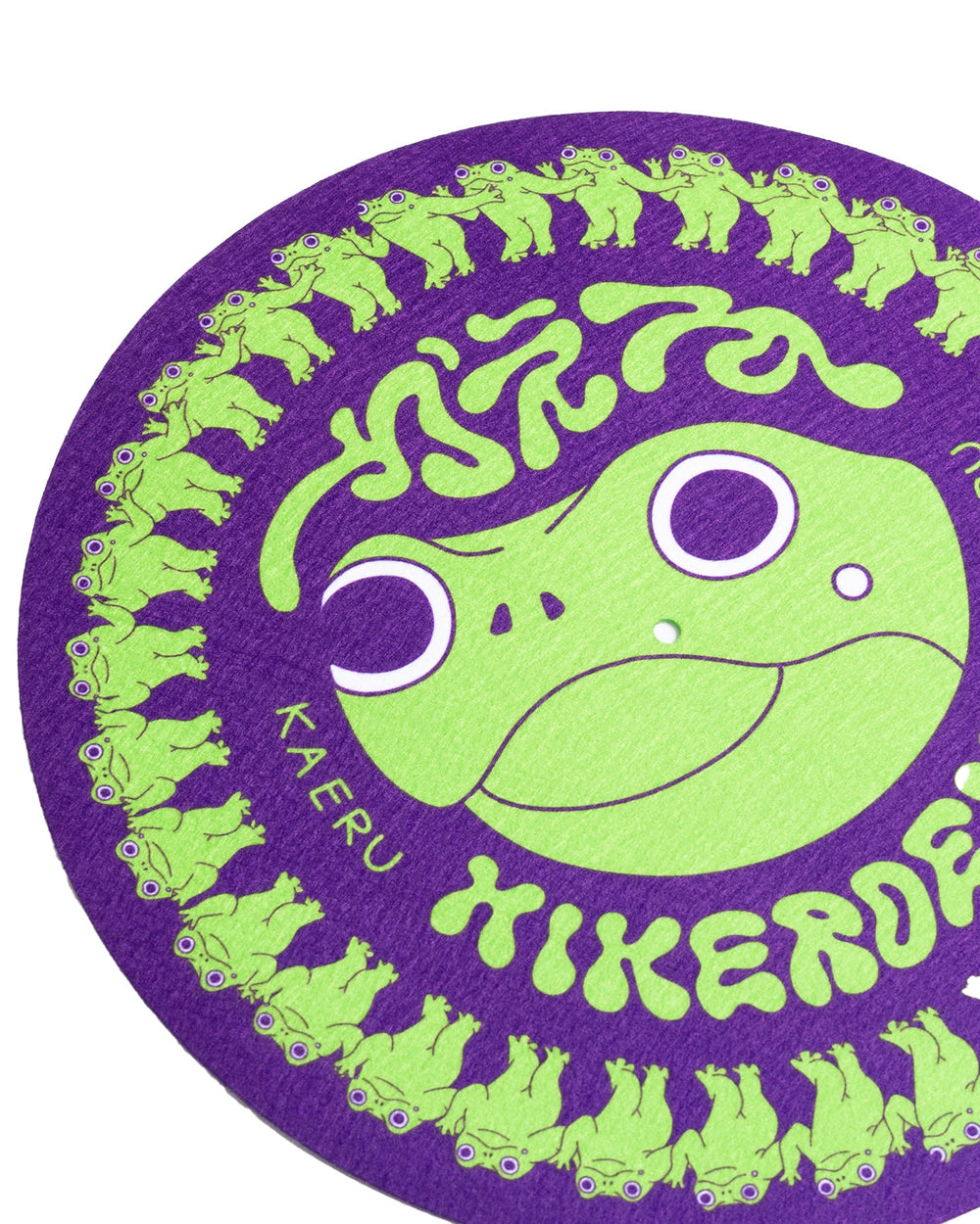 Hikerdelic Kaeru Zoetrope Slipmat Purple / Green - Parasol Store