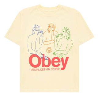 Obey Womens The Tea Tee Pigment Unbleached - Parasol Store
