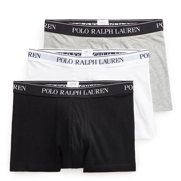 Polo Ralph Lauren Classic 3-Pack Trunks White / Polo Black / Andover Heather - Parasol Store