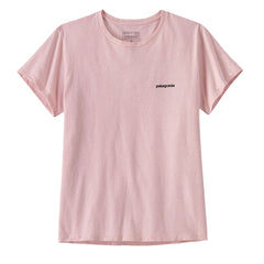 Patagonia Womens P-6 Logo Responsibili Tee P-6 Outline: Whisker Pink - Parasol Store