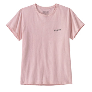 Patagonia Womens P-6 Logo Responsibili Tee P-6 Outline: Whisker Pink - Parasol Store