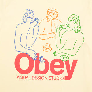 Obey Womens The Tea Tee Pigment Unbleached - Parasol Store