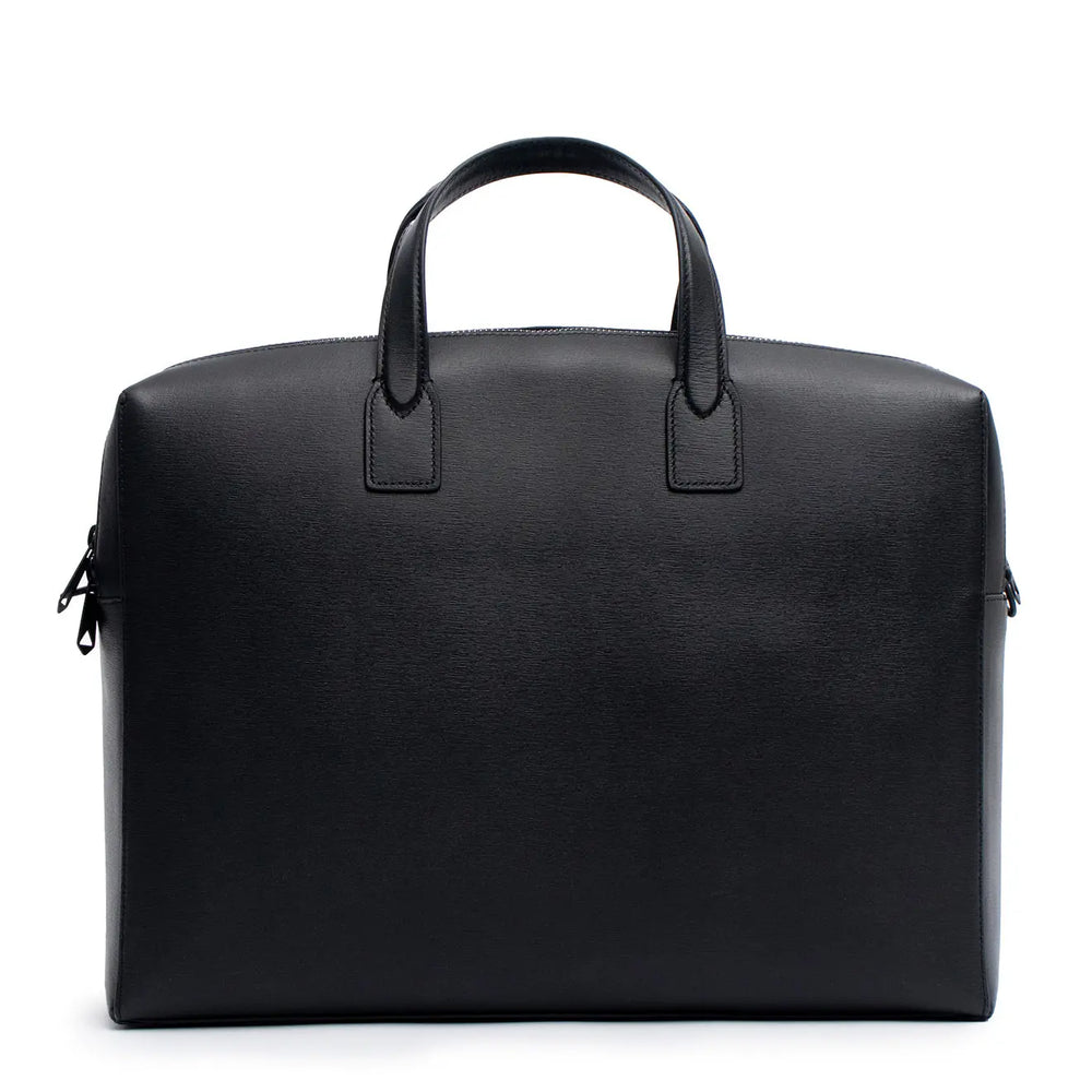 Paul Smith Leather Bag Double Zip Black - Parasol Store