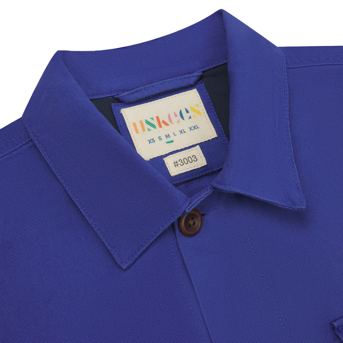 USKEES 3003 Buttoned Workshirt Ultra Blue - Parasol Store