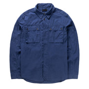 Left Hand Twin Pocket Shirt Navy - Parasol Store