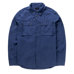 Left Hand Twin Pocket Shirt Navy - Parasol Store