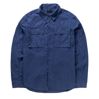 Left Hand Twin Pocket Shirt Navy - Parasol Store