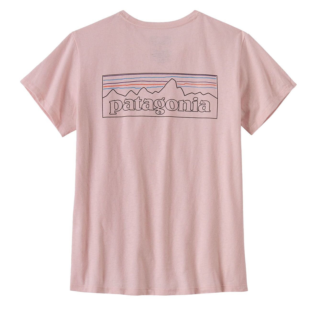 Patagonia Womens P-6 Logo Responsibili Tee P-6 Outline: Whisker Pink - Parasol Store