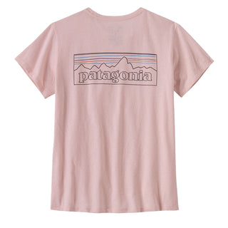 Patagonia Womens P-6 Logo Responsibili Tee P-6 Outline: Whisker Pink - Parasol Store