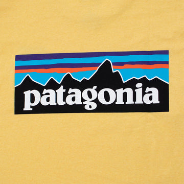 Patagonia P-6 Logo Responsibili Tee Milled Yellow - Parasol Store