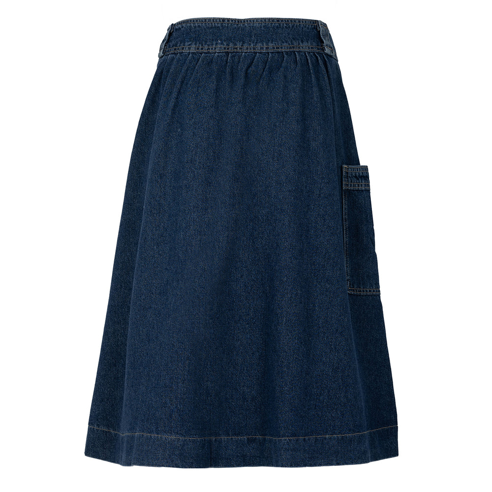 Damson Madder Hollis Midi Skirt Dallas Wash - Parasol Store