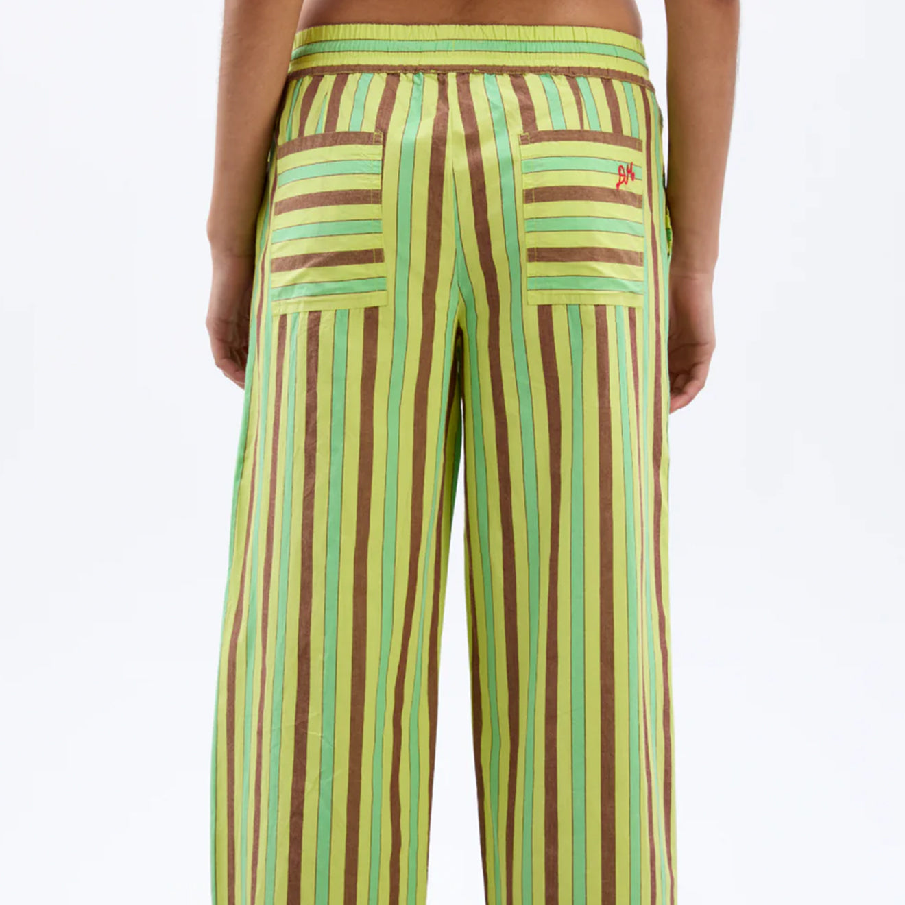 Damson Madder Ritik Trousers Tropical Business Stripe