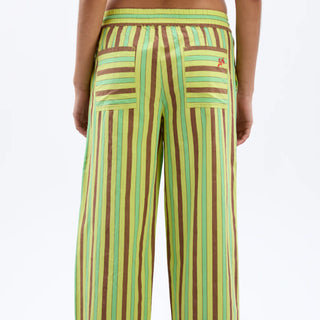Damson Madder Ritik Trousers Tropical Business Stripe - Parasol Store