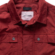 Left Hand Twin Pocket Shirt Burgundy - Parasol Store