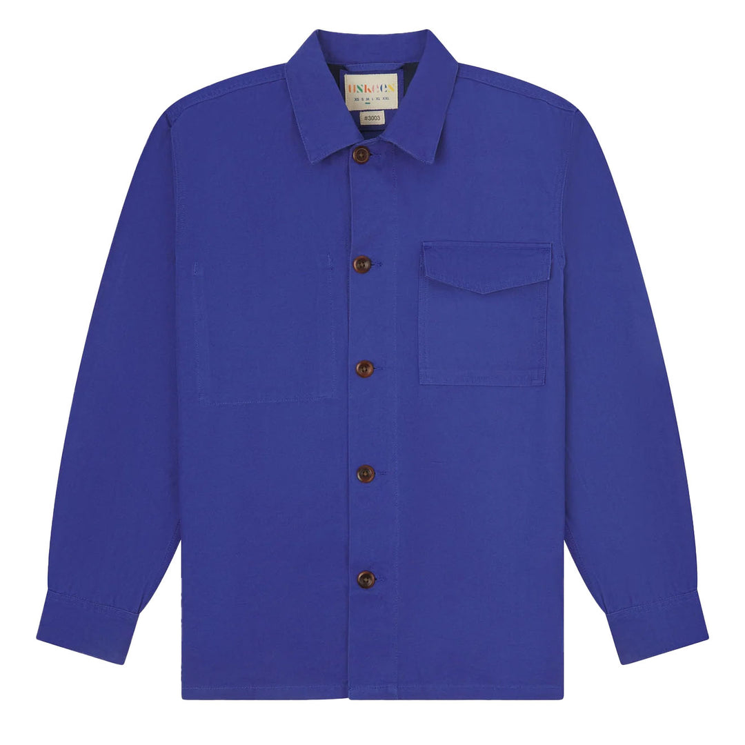 USKEES 3003 Buttoned Workshirt Ultra Blue - Parasol Store