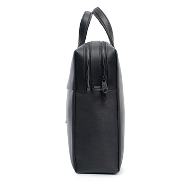 Paul Smith Leather Bag Double Zip Black - Parasol Store