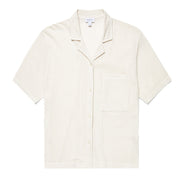 Sunspel Womens Lace Mesh Shirt Ecru - Parasol Store