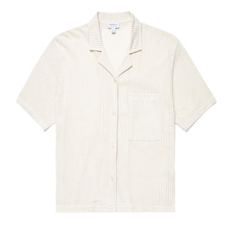 Sunspel Womens Lace Mesh Shirt Ecru - Parasol Store