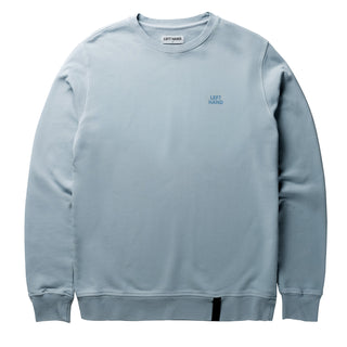 Left Hand Crew Sweatshirt Light Blue - Parasol Store