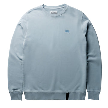 Left Hand Crew Sweatshirt Light Blue - Parasol Store