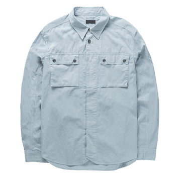 Left Hand Twin Pocket Shirt Light Blue - Parasol Store