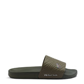 Paul Smith Nyro Zebra Logo Slides Khaki Paul Smith