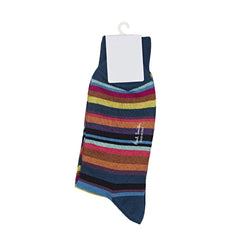 Paul Smith Sock Aldgate Stripe Petrol Green Paul Smith