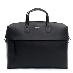 Paul Smith Leather Bag Double Zip Black - Parasol Store
