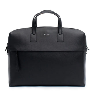 Paul Smith Leather Bag Double Zip Black - Parasol Store