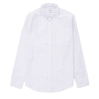 Portuguese Flannel L/S Oxford Button Down Belavista Shirt Stripe Lavanda - Parasol Store