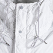 Ten C Hooded Mid Layer Grey Microchip - Parasol Store