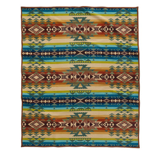 Pendleton Jacquard Napped Robe Highland Peak Balsam - Parasol Store
