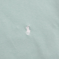 Polo Ralph Lauren Custom Slim Fit Contrast Polo Shirt Celadon / White - Parasol Store