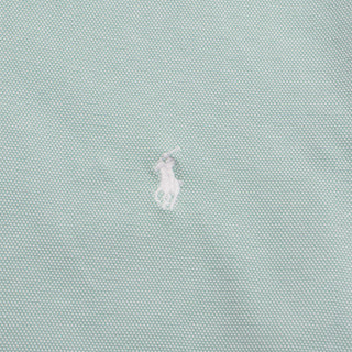 Polo Ralph Lauren Custom Slim Fit Contrast Polo Shirt Celadon / White - Parasol Store