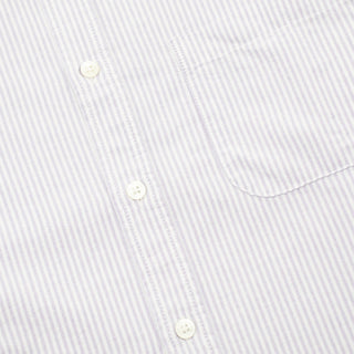 Portuguese Flannel L/S Oxford Button Down Belavista Shirt Stripe Lavanda - Parasol Store