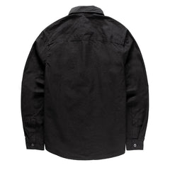 Left Hand Zip Pocket Shirt Black - Parasol Store