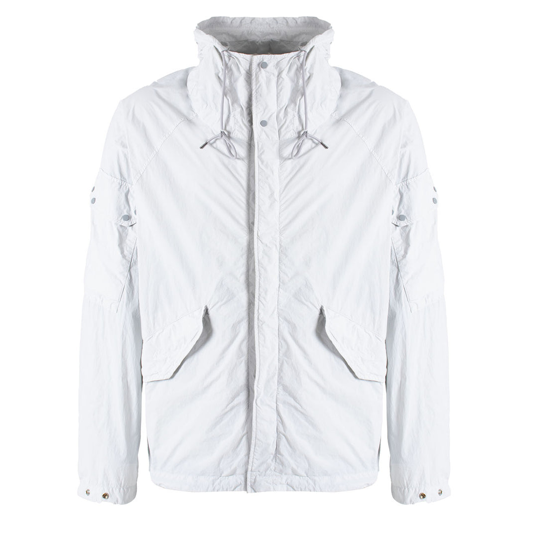 Ten C Hooded Mid Layer Grey Microchip - Parasol Store