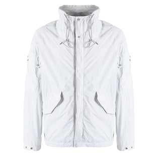 Ten C Hooded Mid Layer Grey Microchip - Parasol Store